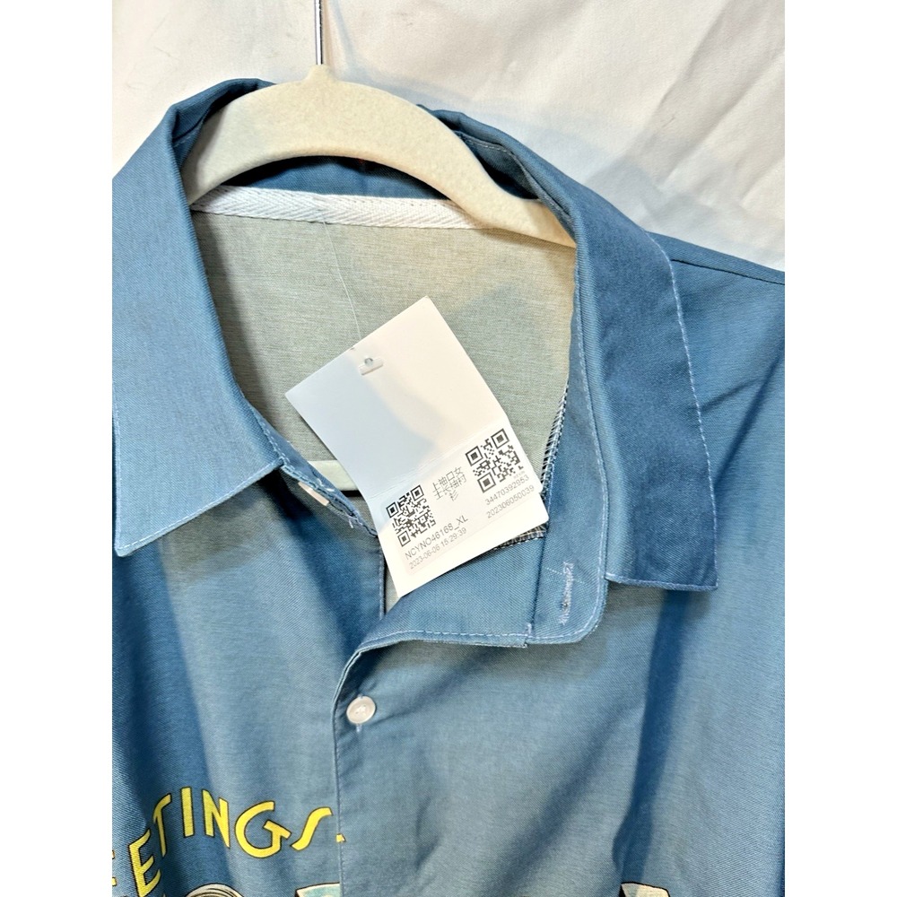 Bruce Springsteen Greetings From Asbury Park NJ Button Down Shirt XL - Picture 3 of 8